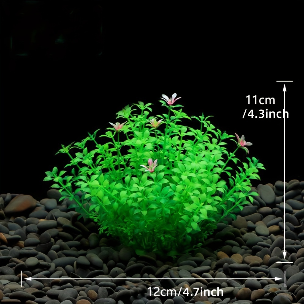 Aquarium Plants Live - زينة حوض السمك، نباتات بلاستيكية اصطناعية،