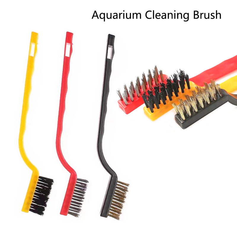 Planted Aquarium Cleaning - فرشاة من السلك الفولاذي لحوض السمك