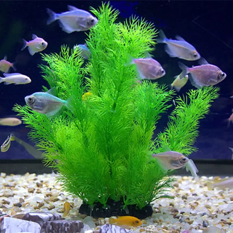 Aquarium Plant Substrate - نباتات ديكور حوض السمك الاصطناعية تحت