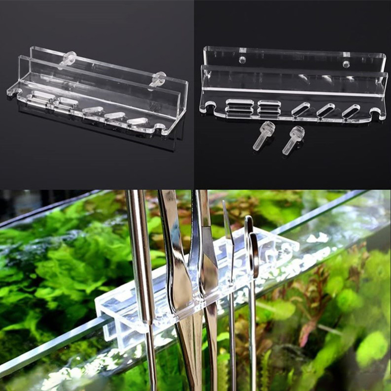 Aquarium Plant Holder - حوض السمك أدوات النبات تخزين الرف