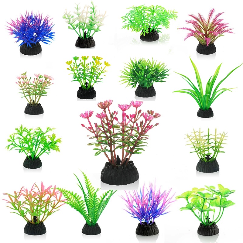 Aquarium Plant Substrate - محاكاة النباتات الاصطناعية البلاستيكية تحت الماء