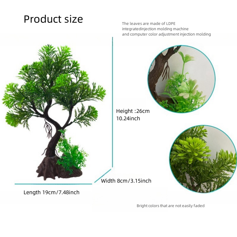 زينة حوض السمك الاصطناعية، نبا - مراجعة Aquarium Plant Substrate وسعره
