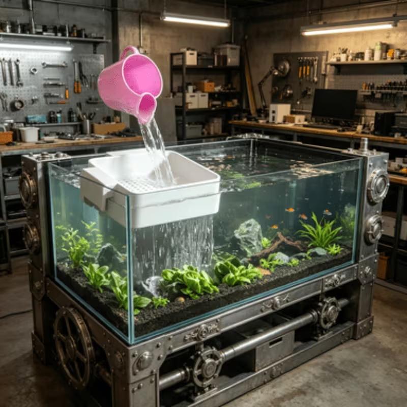موزع تدفق مياه جديد لحوض السمك - مراجعة Aquarium Plant Holder وسعره