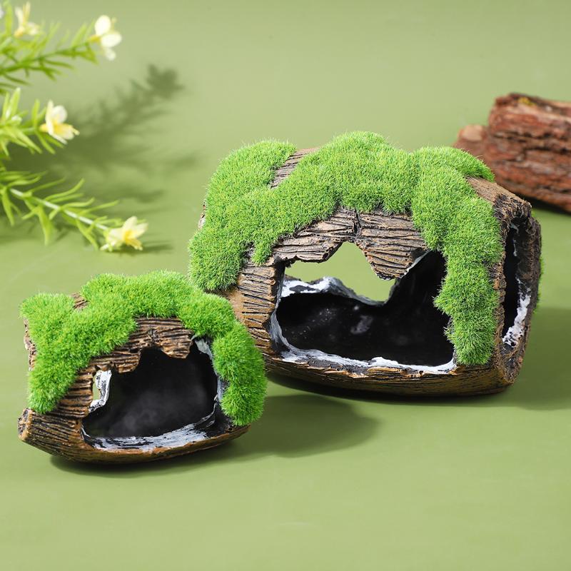 زينة حوض السمك على شكل كهف مخف - مراجعة Aquarium Driftwood وسعره