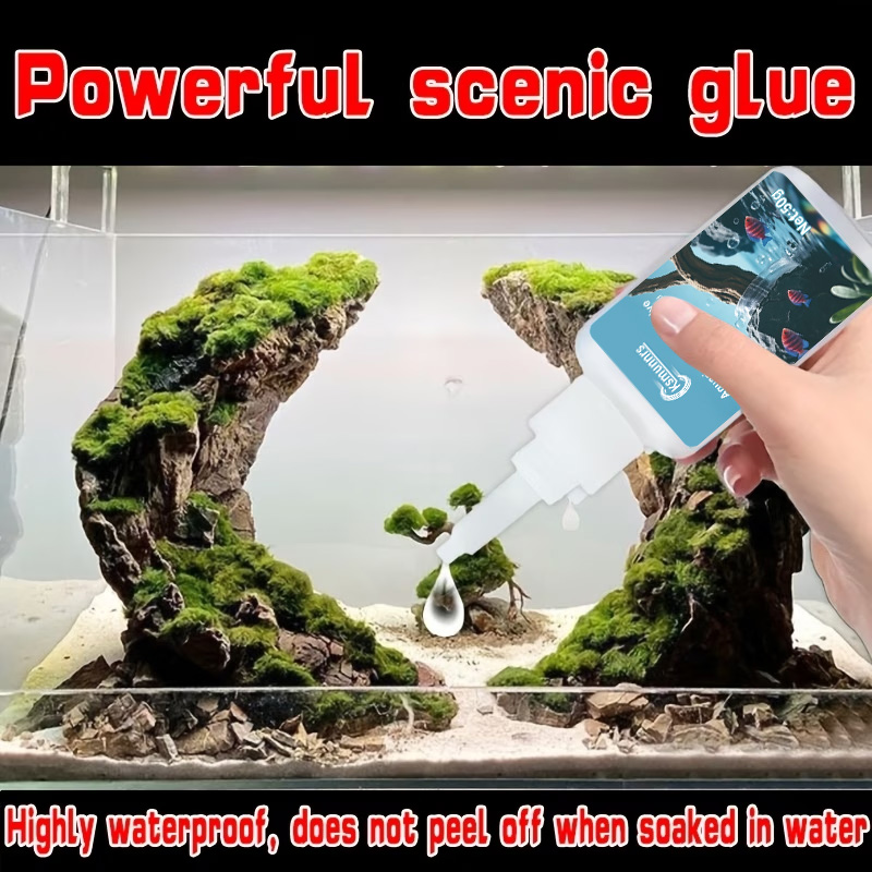 غراء لتنسيق أحواض السمك، لاصق  - مراجعة Aquarium Plant Substrate وسعره