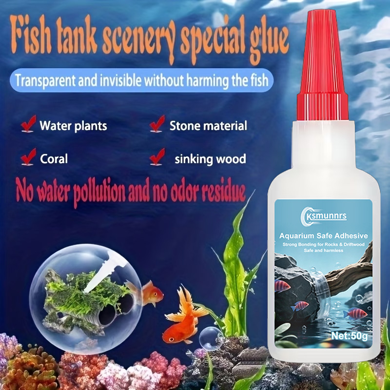 غراء لتنسيق أحواض السمك، لاصق  - مراجعة Aquarium Plant Substrate وسعره