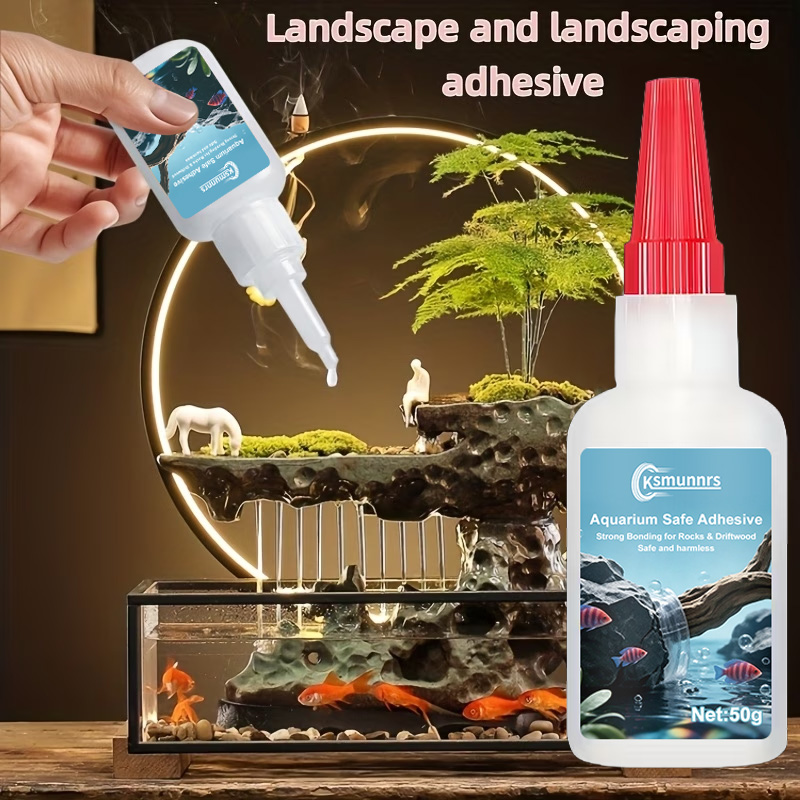 غراء لتنسيق أحواض السمك، لاصق  - مراجعة Aquarium Plant Substrate وسعره