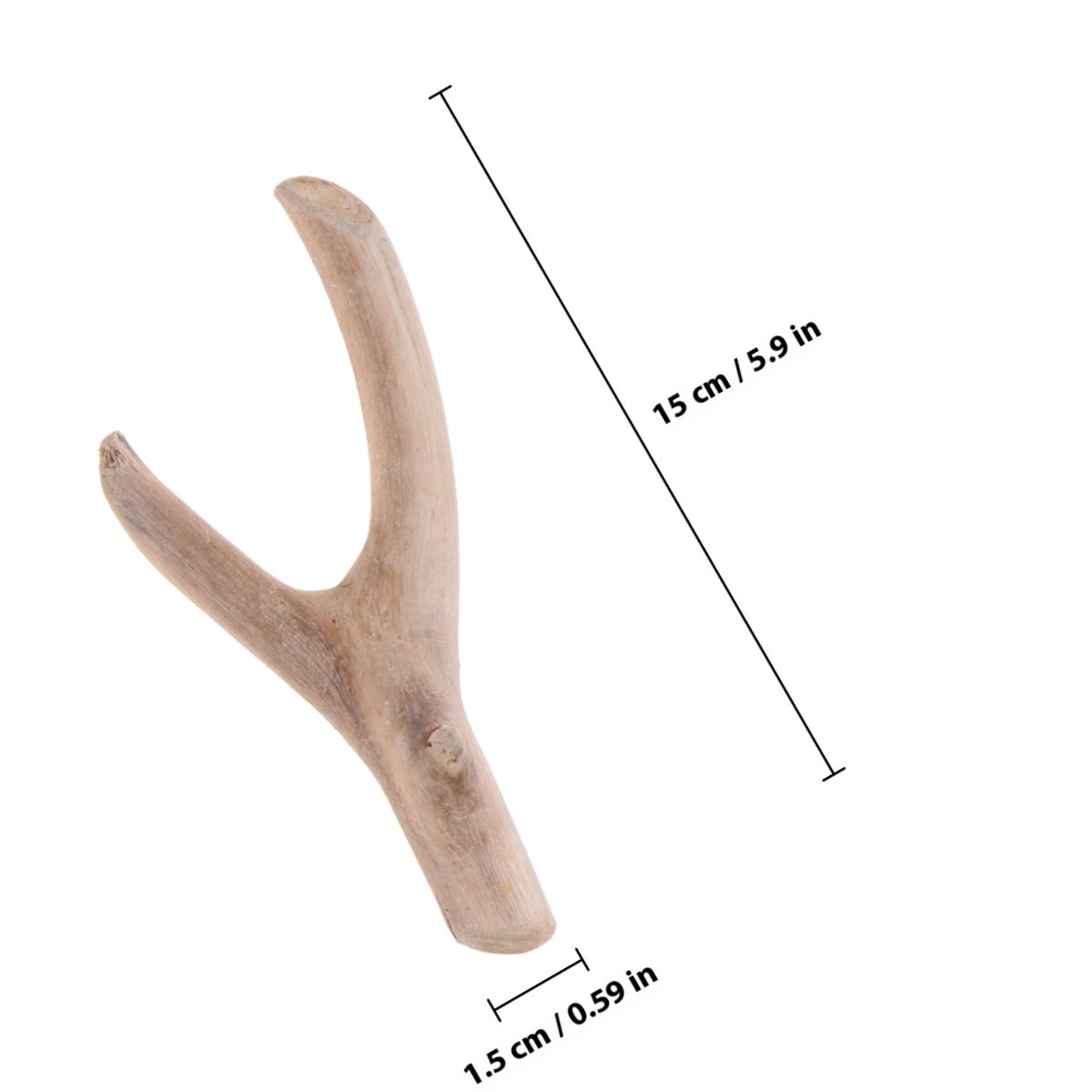 زينة طبيعية على شكل حرف Y مصنو - مراجعة Aquarium Driftwood وسعره