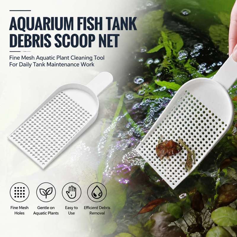 شبكة تنظيف الحطام لحوض السمك ذ - مراجعة Planted Aquarium Cleaning وسعره