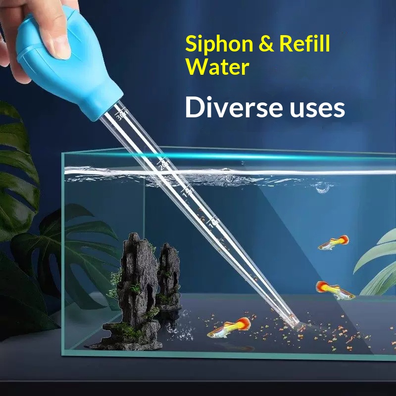1/2 قطعة، مضخة تغيير الماء لحو - مراجعة Planted Aquarium Cleaning وسعره