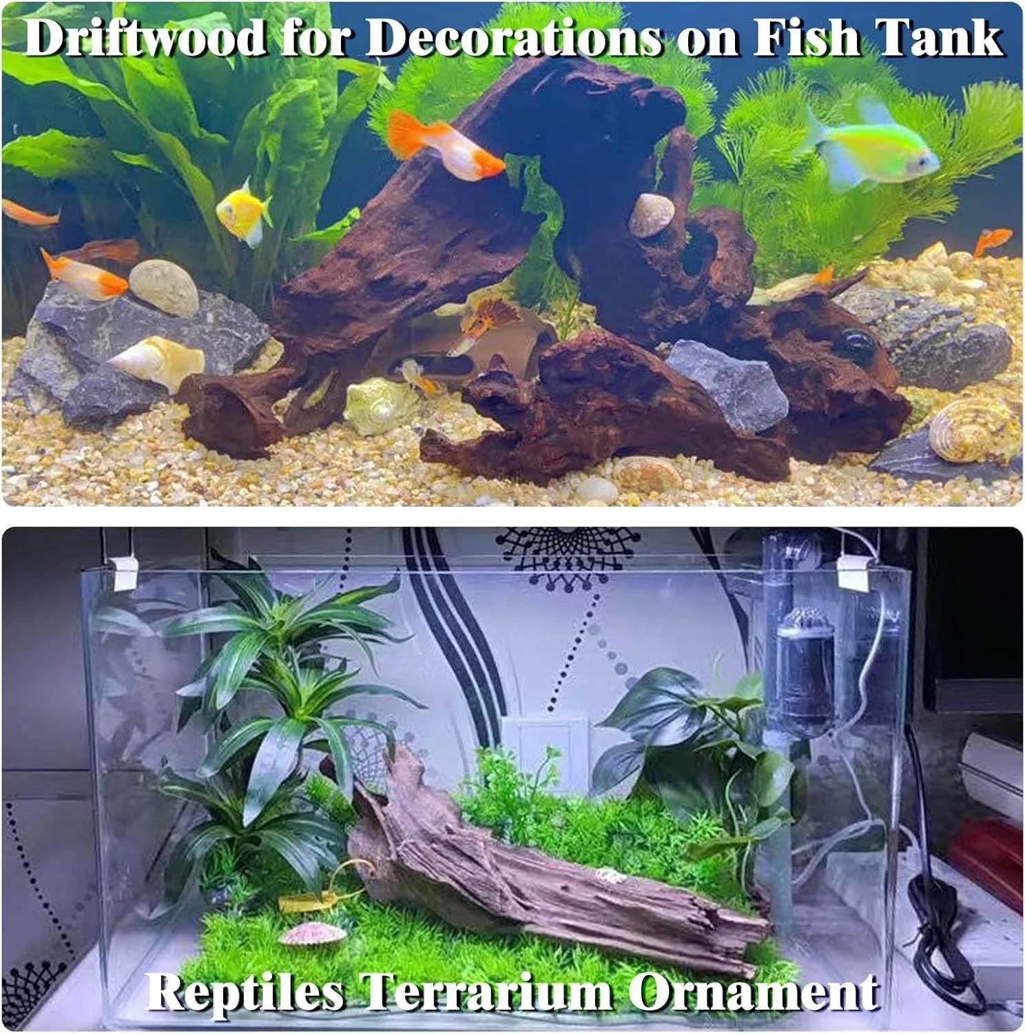 قطعة واحدة من الخشب الطبيعي ال - مراجعة Aquarium Plant Substrate وسعره
