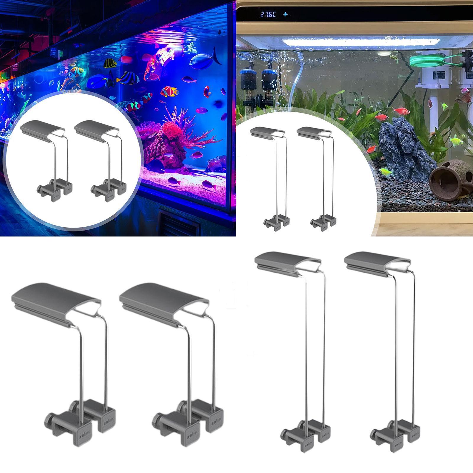 قطعتان من حامل مصباح حوض السمك - مراجعة Aquarium Plant Holder وسعره