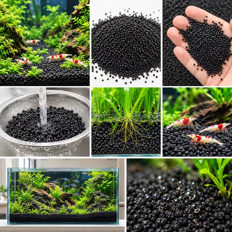 تربة حوض السمك السوداء للنباتا - مراجعة Aquarium Plant Substrate وسعره